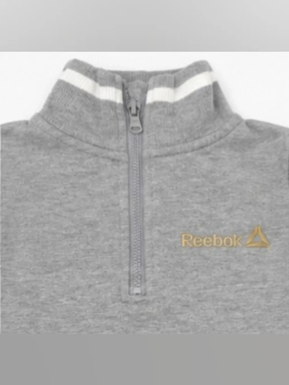 Reebok Toddler Girls Gray Fleece 2-Piece Tracksuit Set Size 4/5 (XS)